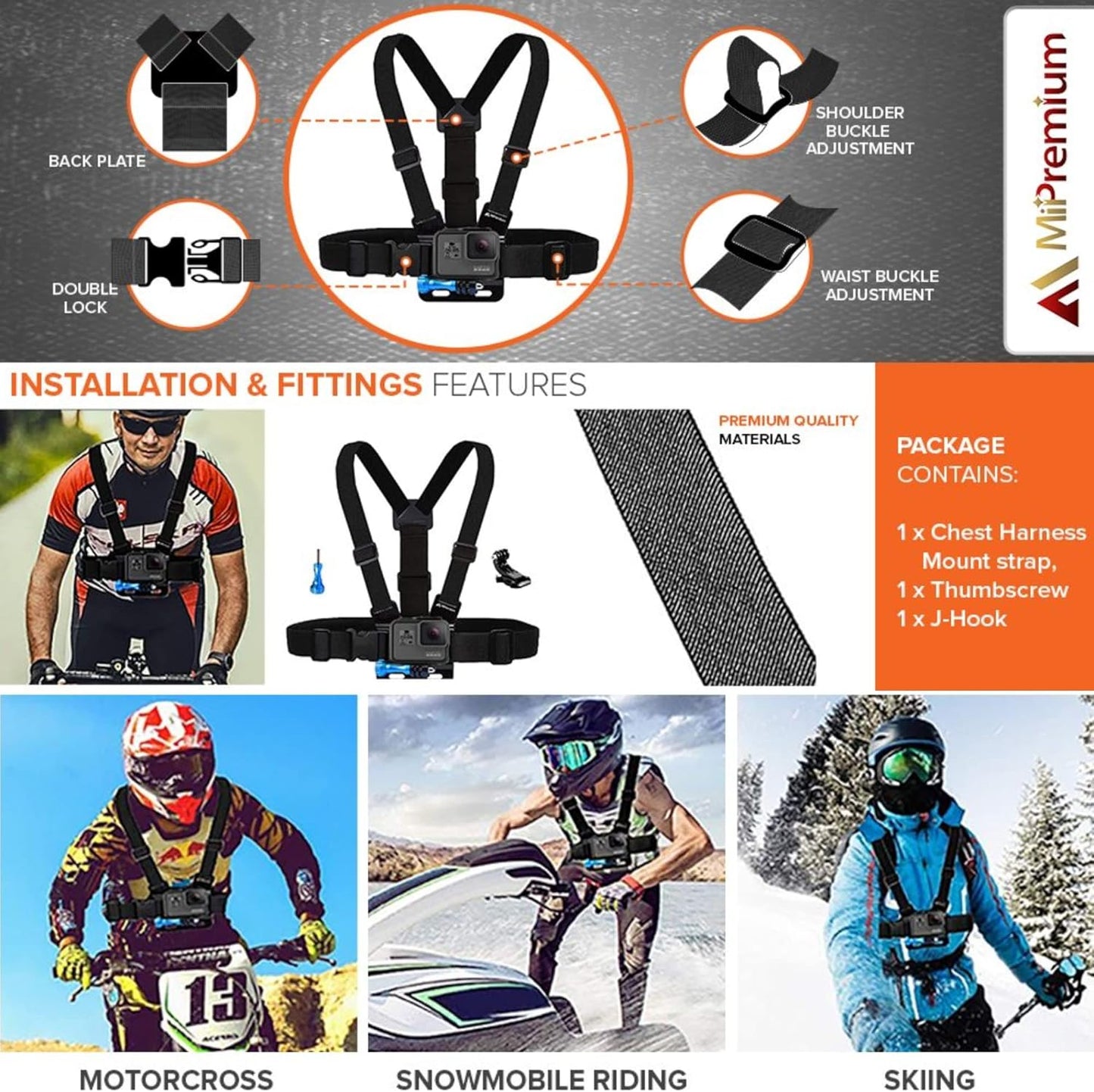 Chest Mount Mobile Holder Strap
