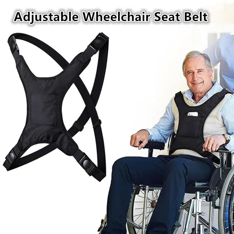 Wheelchair safety belt