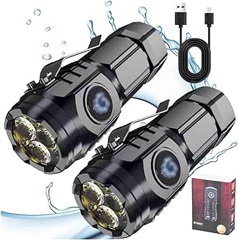 Three-Eyed Monster Mini Flash Super Power Flashlight