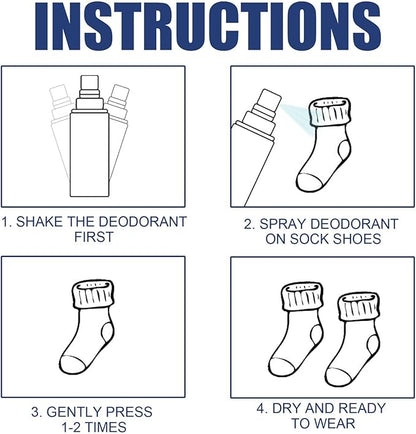 Foot Deodorant Odor Spray