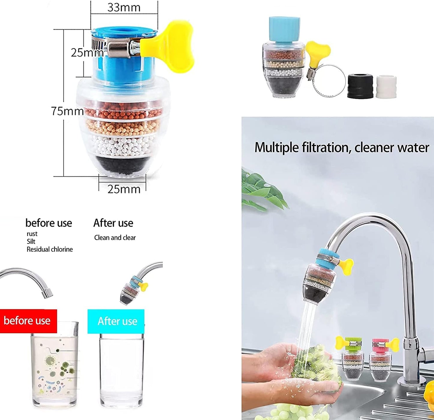 Six Layer Filter Faucet