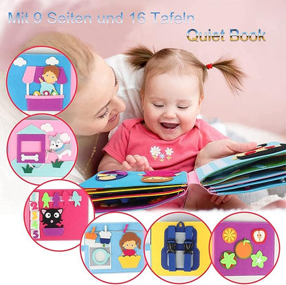 3D Busy Book Felt Board for Toddlers 1