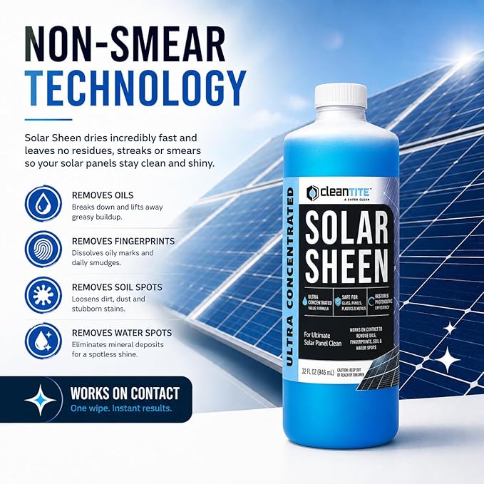 Solar Panel cleaning shampoo