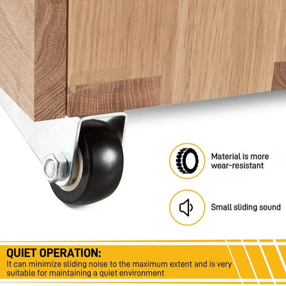 Side-Mount Caster Wheels