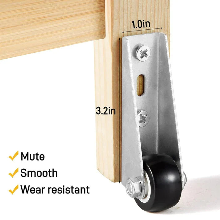 Side-Mount Caster Wheels