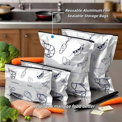 Reusable Aluminum Foil Storage Bags