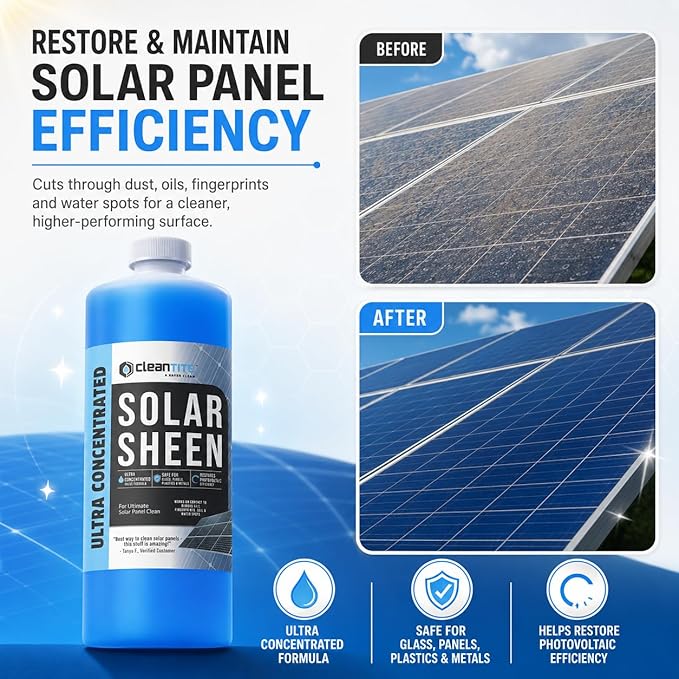 Solar Panel cleaning shampoo