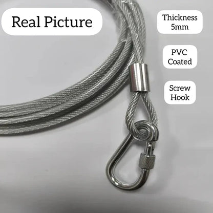 Stainless Steel PVC Coated Clothesline