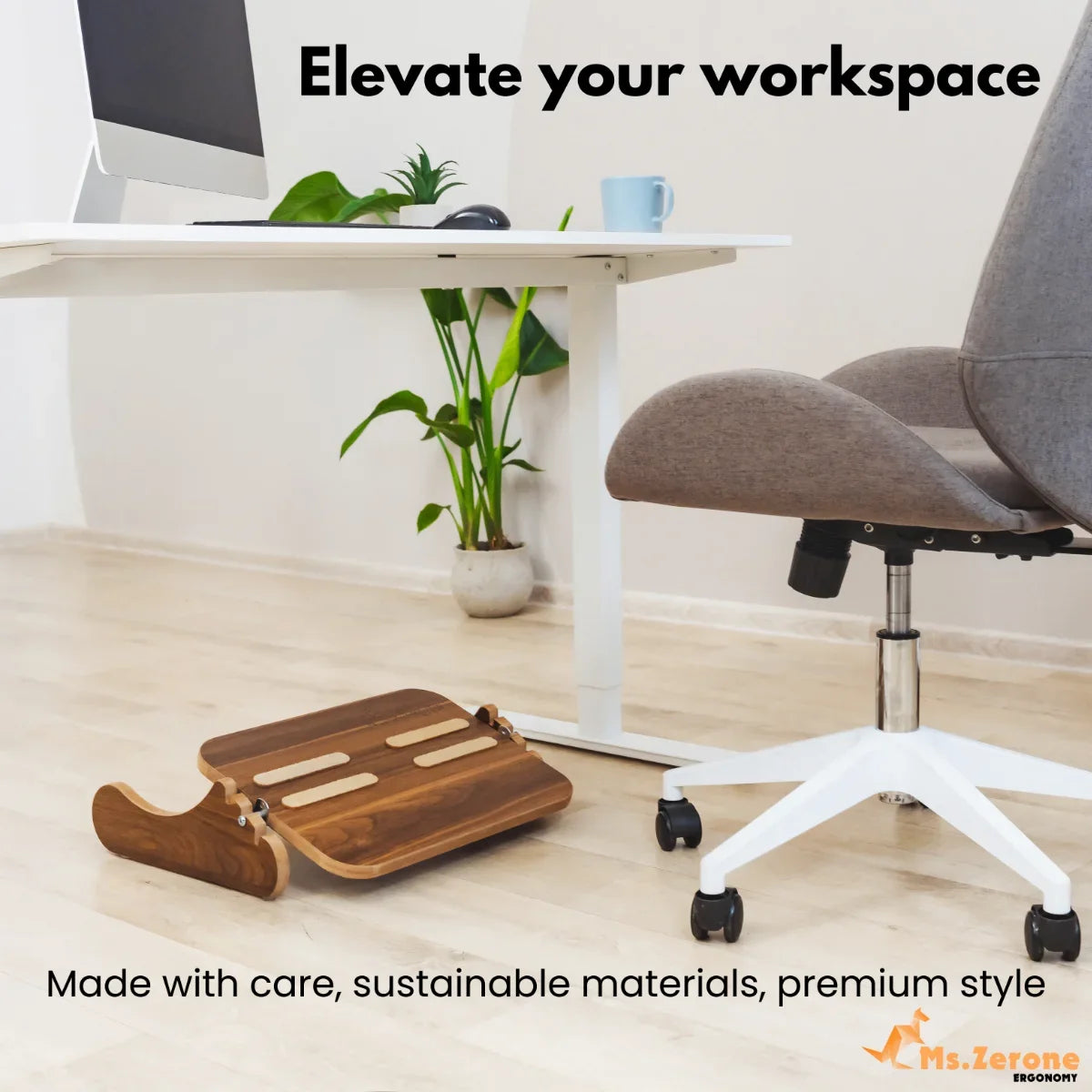 Ergonomic Under Desk Footrest