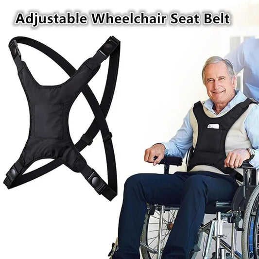 Wheelchair safety belt