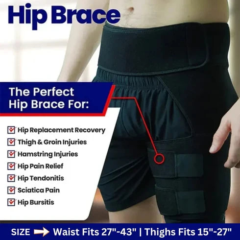 Hip & Thigh Support Compression Wrap