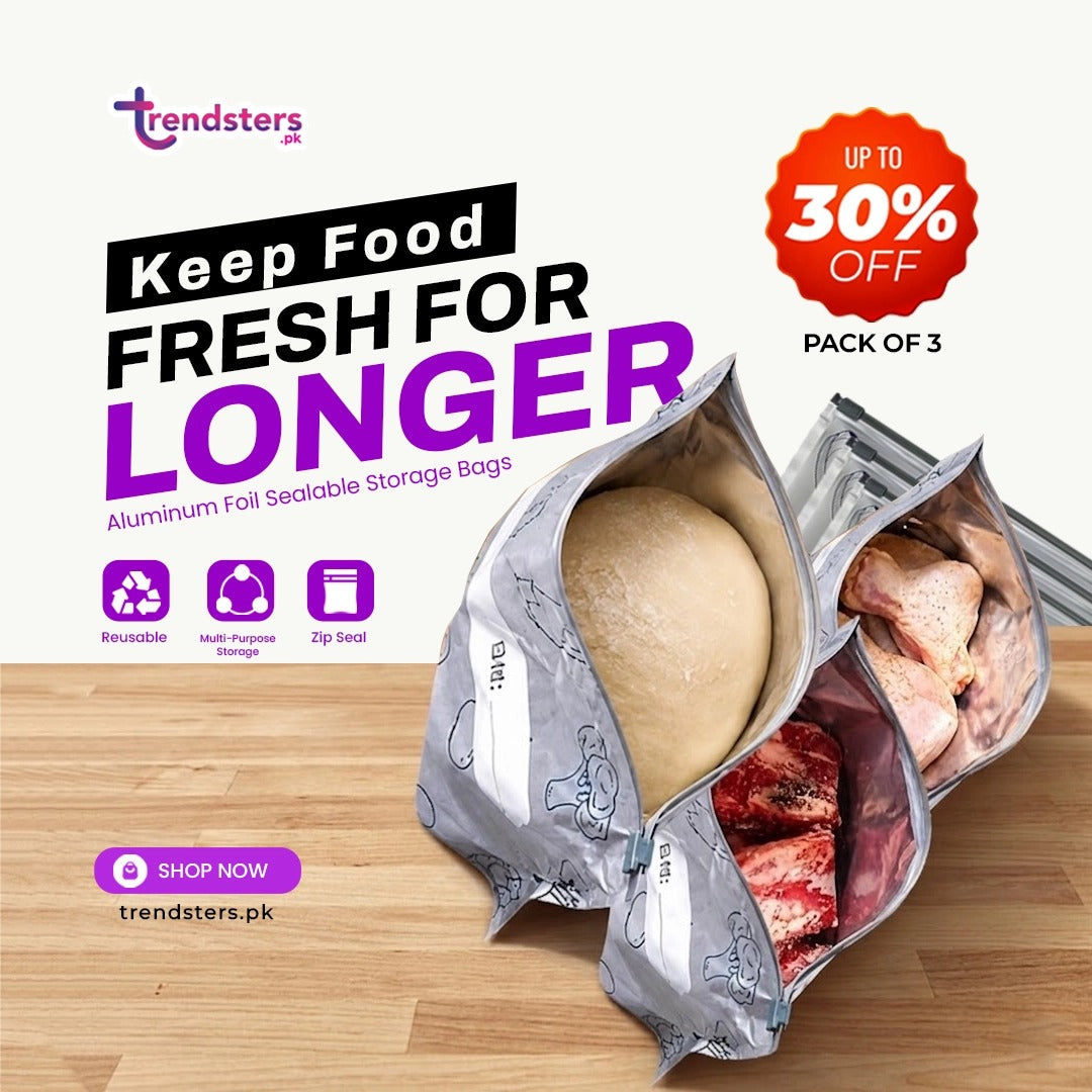 Reusable Aluminum Foil Storage Bags