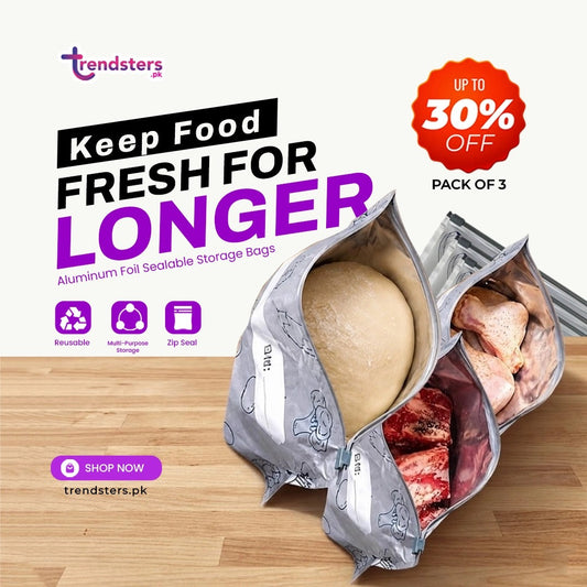 Reusable Aluminum Foil Storage Bags