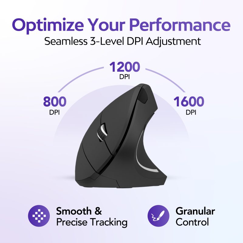 Ergonomic Wireless Vertical Mouse
