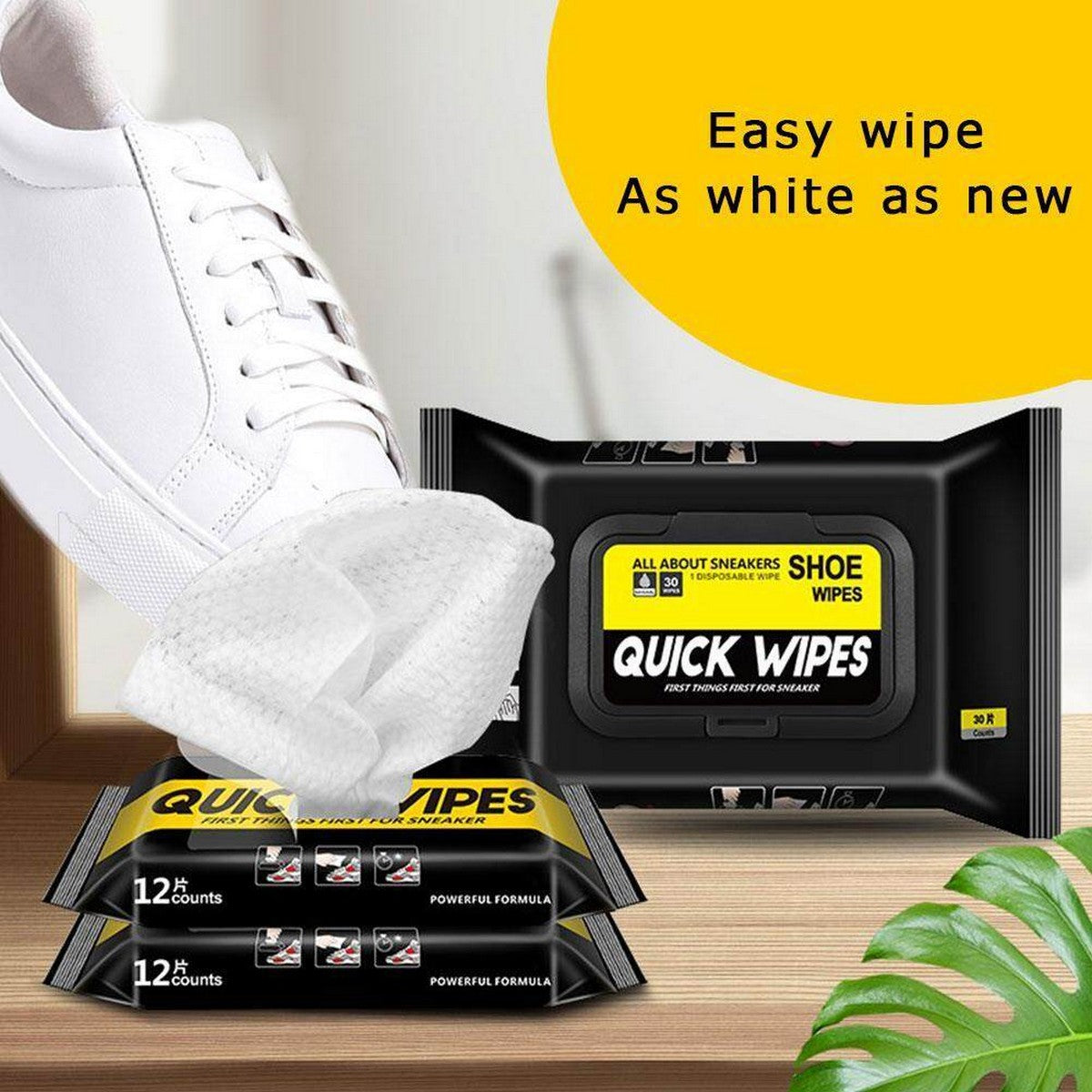 Instant Shoe Cleaning Wipes (80 pcs)