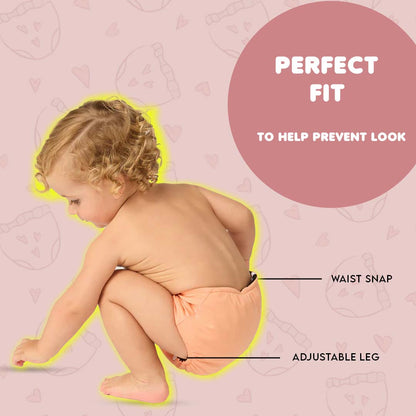 Kids' Free Size Reusable  Diaper + Insert (0-36 months)
