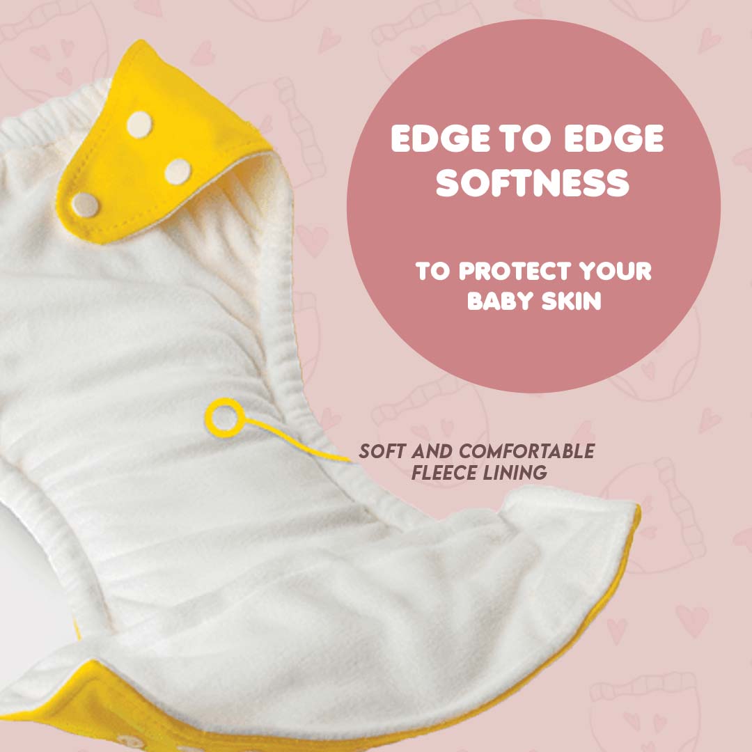 Kids' Free Size Reusable  Diaper + Insert (0-36 months)