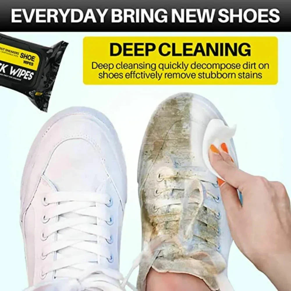 Instant Shoe Cleaning Wipes (80 pcs)