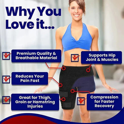 Hip & Thigh Support Compression Wrap
